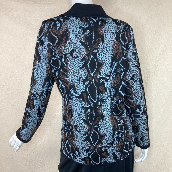 Misook 2-pc Snake Cardigan & Tank Set - Picture 6 of 16